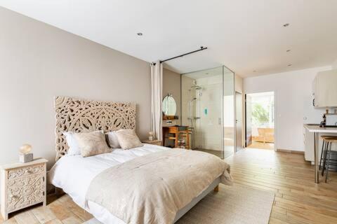 Апартаменты Studio Chic Avec Salon Et Terrasse Privee Туркуэн Экстерьер фото